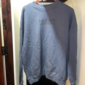 Taylor Swift Eras Tour Blue Crewneck